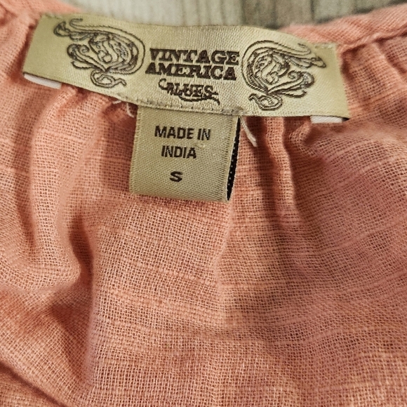 Womens Boho Embroidered Top Size Small - Picture 3 of 5